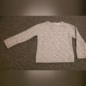 Quincy Mae Light Gray Knit Sweater 2/3T